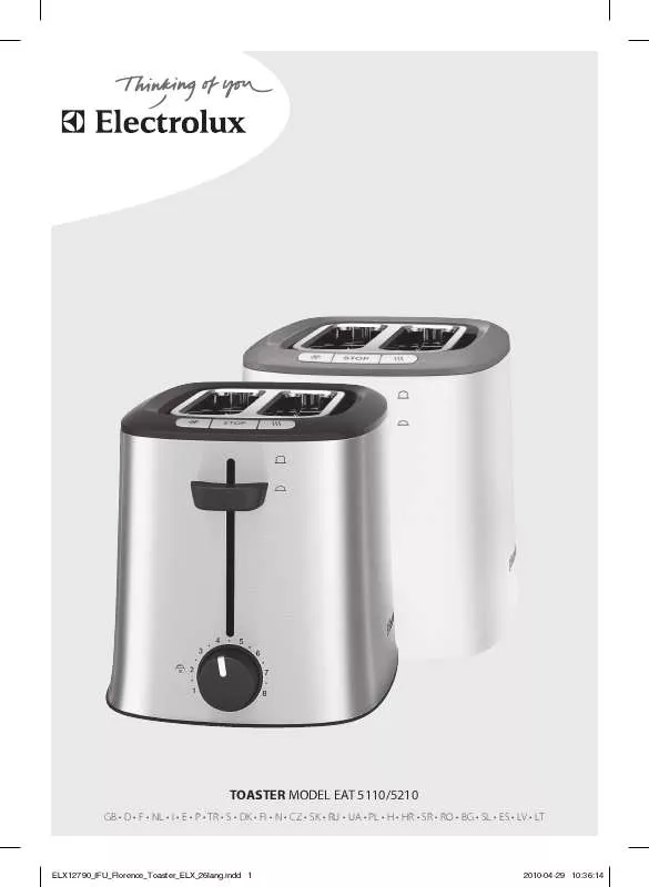 Mode d'emploi AEG-ELECTROLUX EAT5110