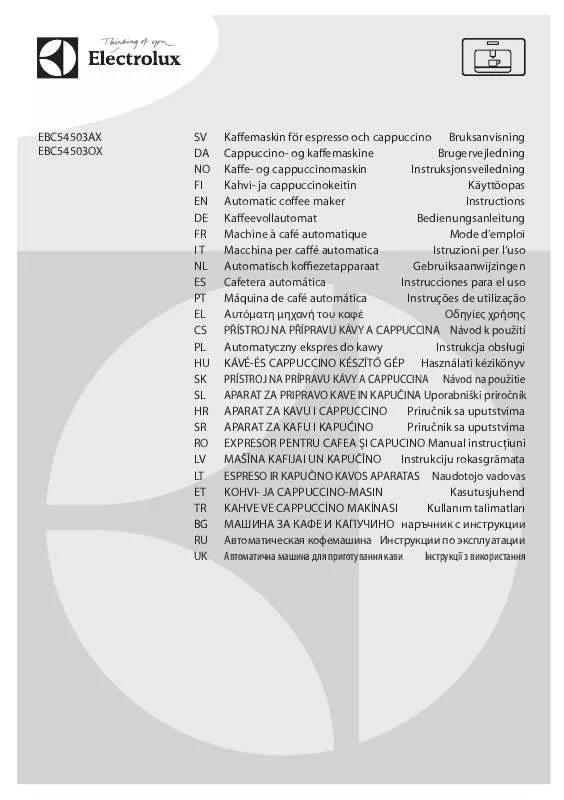 Mode d'emploi AEG-ELECTROLUX EBC54503OX