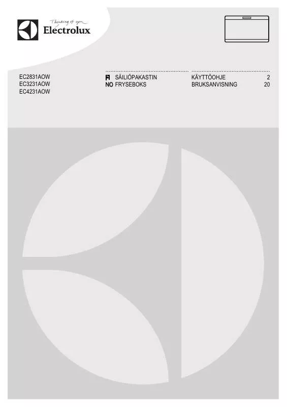 Mode d'emploi AEG-ELECTROLUX EC3231AOW