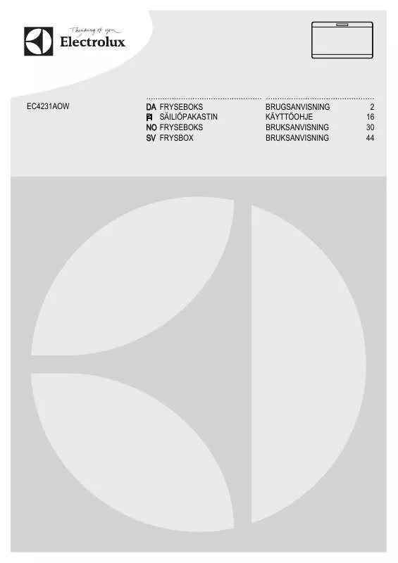 Mode d'emploi AEG-ELECTROLUX EC4231AOW