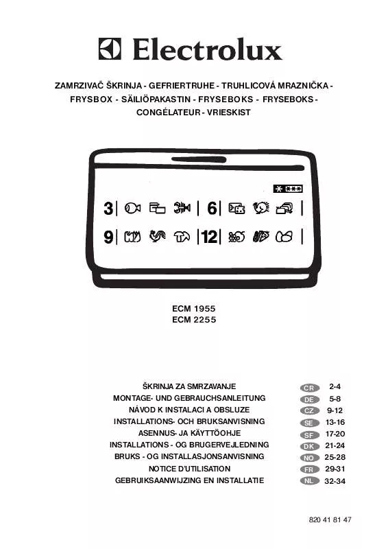 Mode d'emploi AEG-ELECTROLUX ECM2255