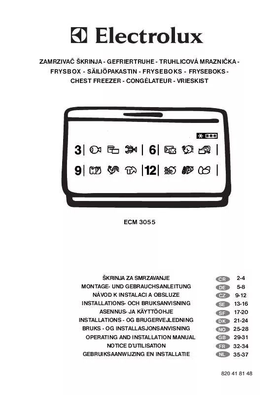 Mode d'emploi AEG-ELECTROLUX ECM3055