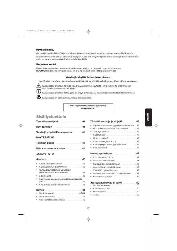 Mode d'emploi AEG-ELECTROLUX EDC5310