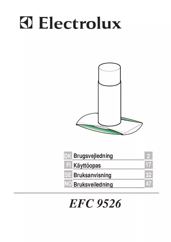 Mode d'emploi AEG-ELECTROLUX EFC9526X