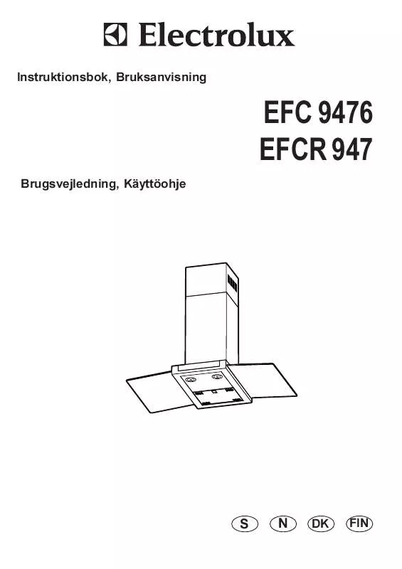 Mode d'emploi AEG-ELECTROLUX EFCR947X