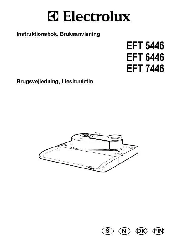 Mode d'emploi AEG-ELECTROLUX EFT7446