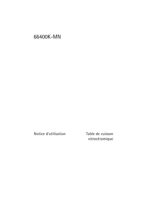 Mode d'emploi AEG-ELECTROLUX EHD60140P 65O