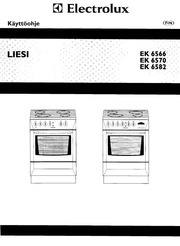 Mode d'emploi AEG-ELECTROLUX EK6582