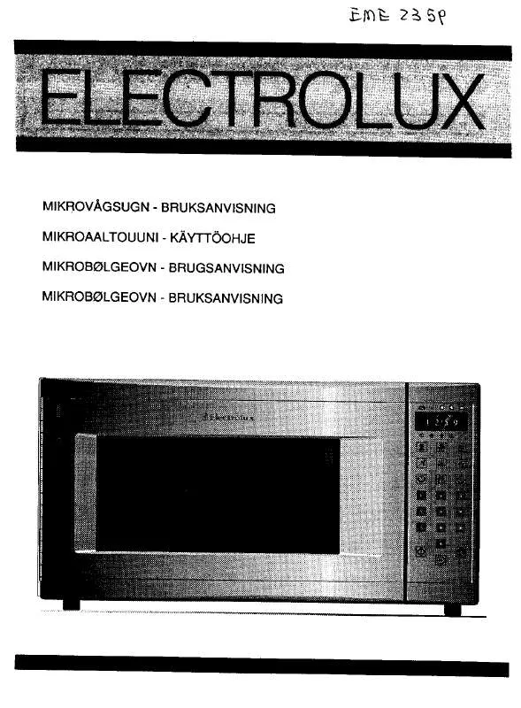 Mode d'emploi AEG-ELECTROLUX EME2359