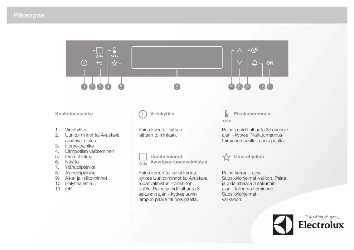 Mode d'emploi AEG-ELECTROLUX EOB8851VAX