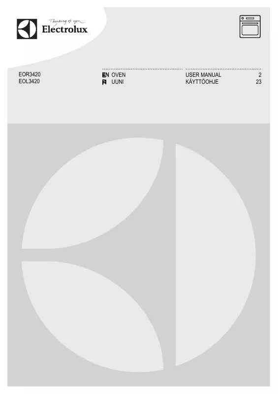 Mode d'emploi AEG-ELECTROLUX EOL3420AOW