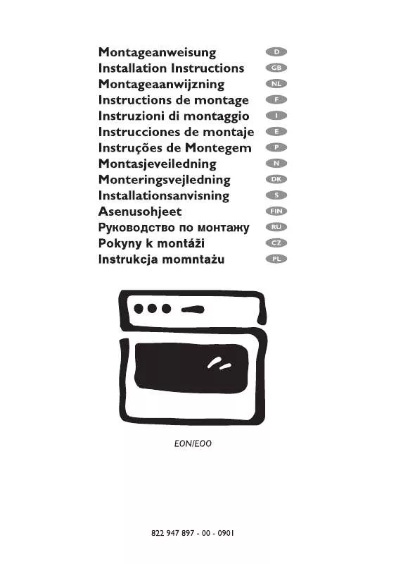 Mode d'emploi AEG-ELECTROLUX EON3610KELUXEUR