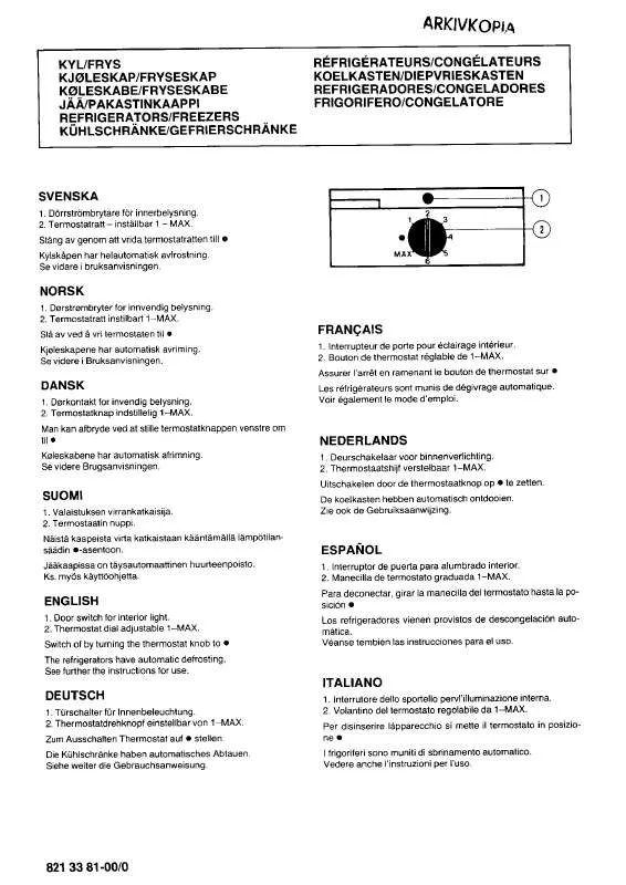 Mode d'emploi AEG-ELECTROLUX ER3211B