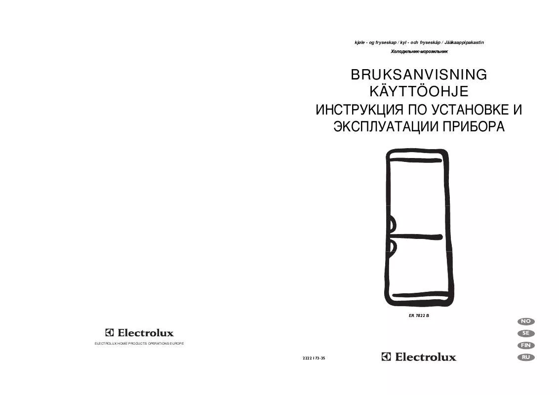 Mode d'emploi AEG-ELECTROLUX ER7822B