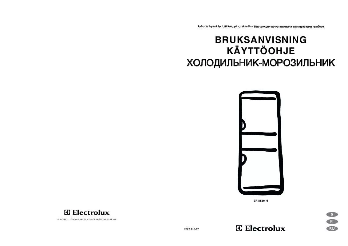 Mode d'emploi AEG-ELECTROLUX ER8620H