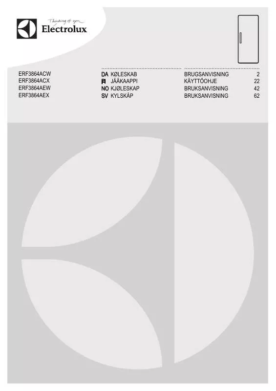 Mode d'emploi AEG-ELECTROLUX ERF3864AEX