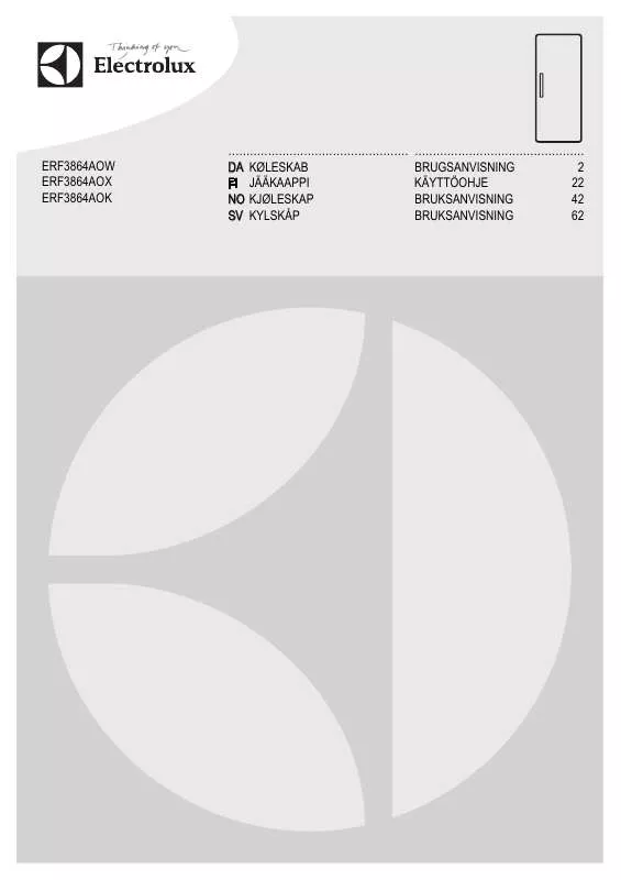 Mode d'emploi AEG-ELECTROLUX ERF3864AOX