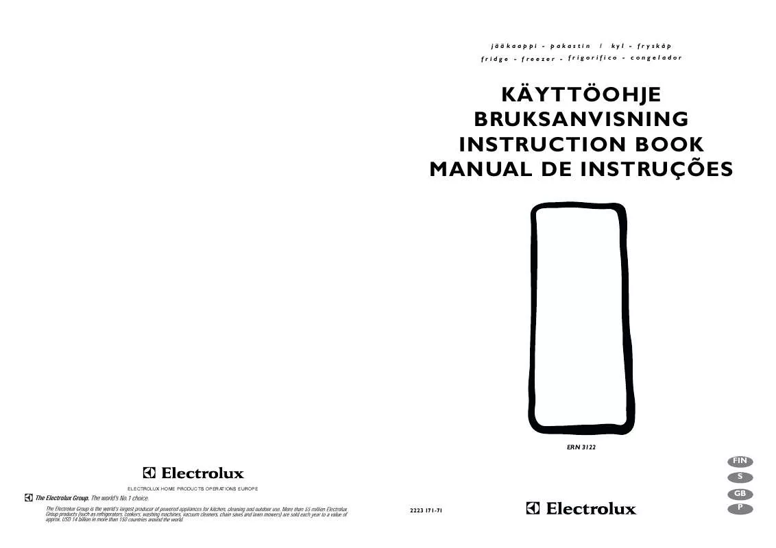 Mode d'emploi AEG-ELECTROLUX ERN3122