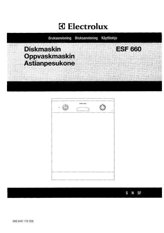 Mode d'emploi AEG-ELECTROLUX ESF660