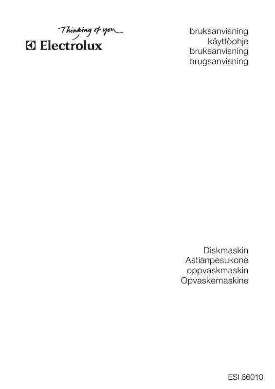 Mode d'emploi AEG-ELECTROLUX ESI66010X