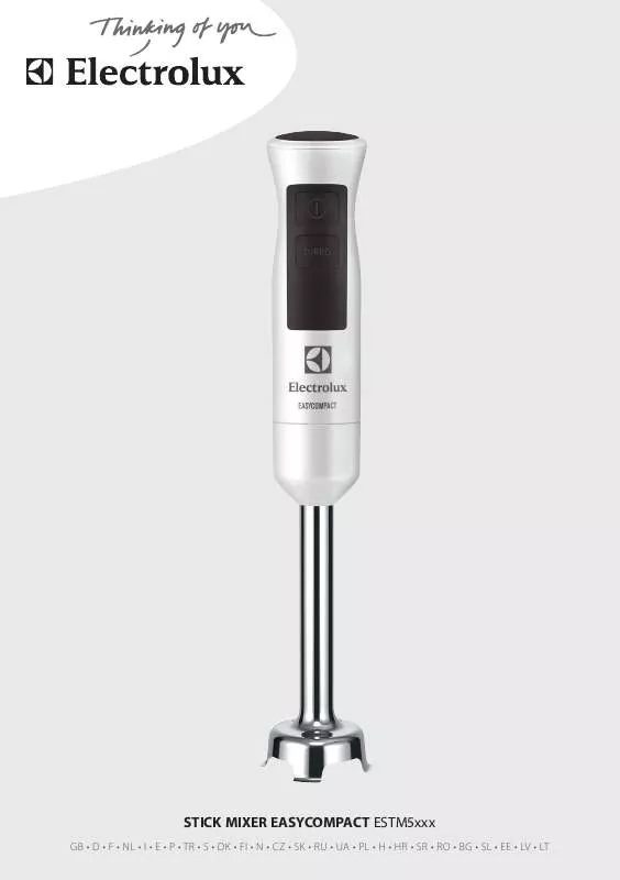 Mode d'emploi AEG-ELECTROLUX ESTM5200