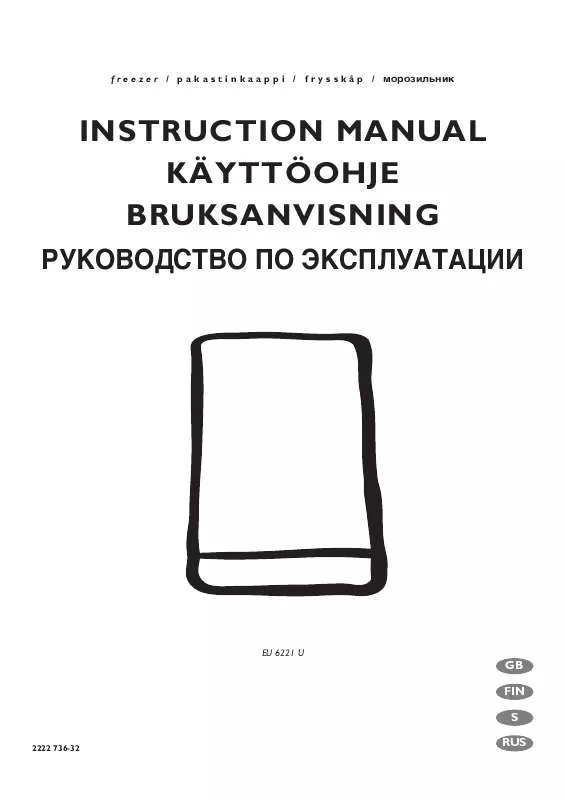 Mode d'emploi AEG-ELECTROLUX EU6221U