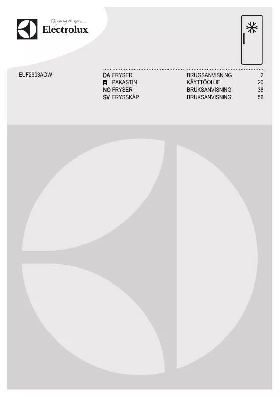 Mode d'emploi AEG-ELECTROLUX EUF2903AOW