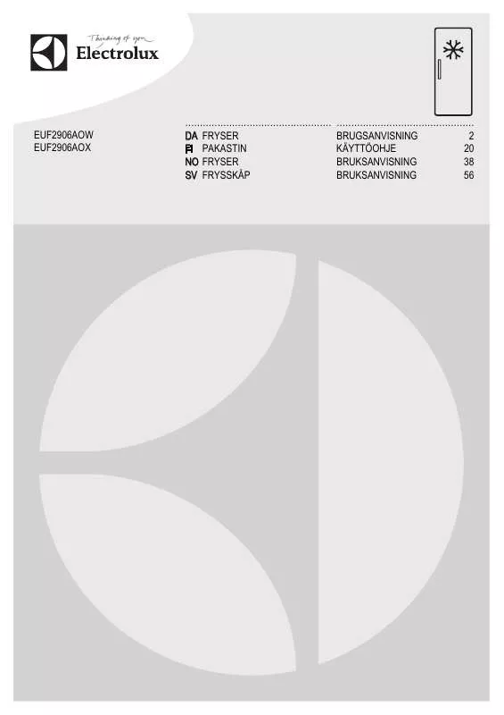 Mode d'emploi AEG-ELECTROLUX EUF2906AOW