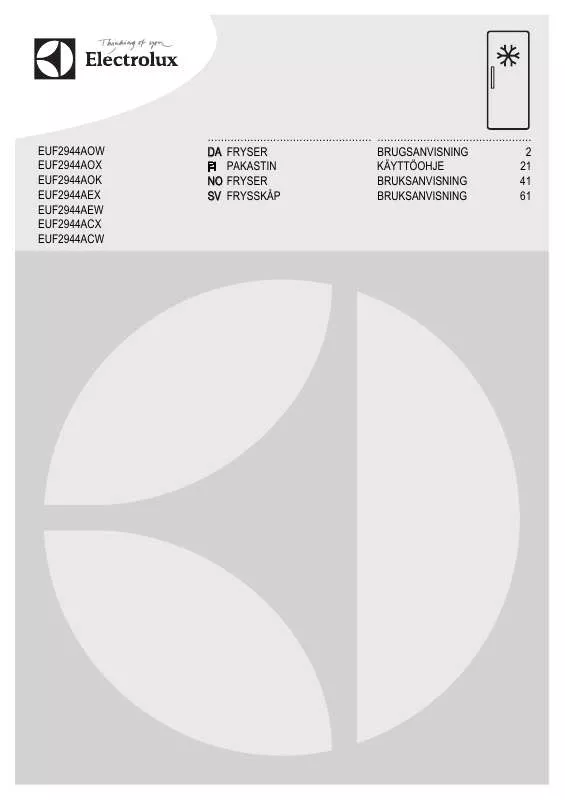 Mode d'emploi AEG-ELECTROLUX EUF2944ACW