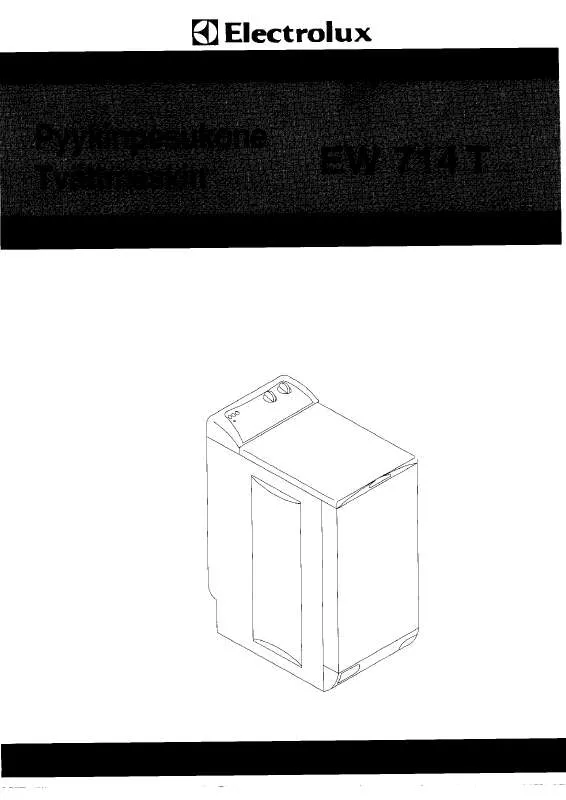 Mode d'emploi AEG-ELECTROLUX EW714T