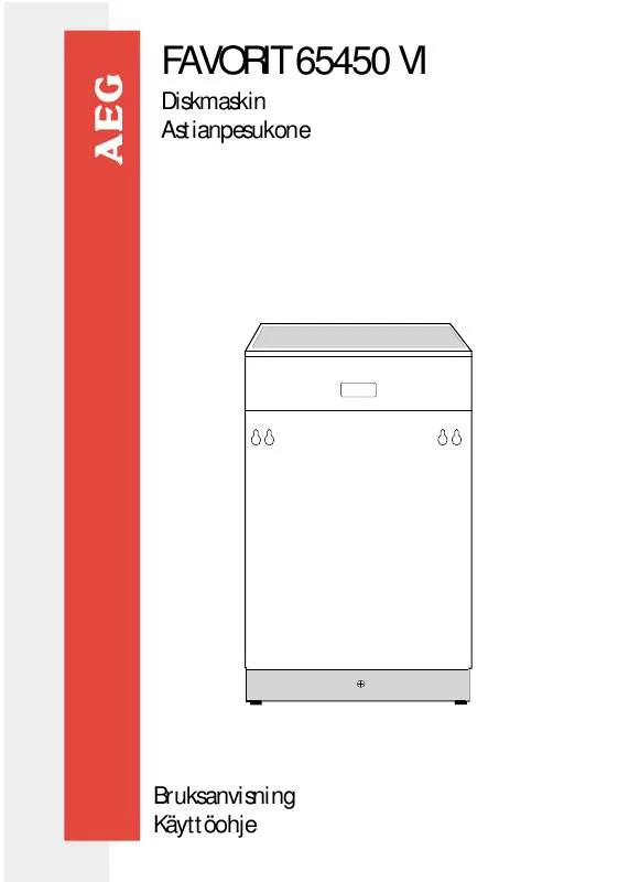 Mode d'emploi AEG-ELECTROLUX F.65450VI