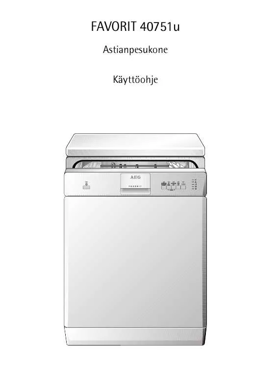 Mode d'emploi AEG-ELECTROLUX FAV40751U