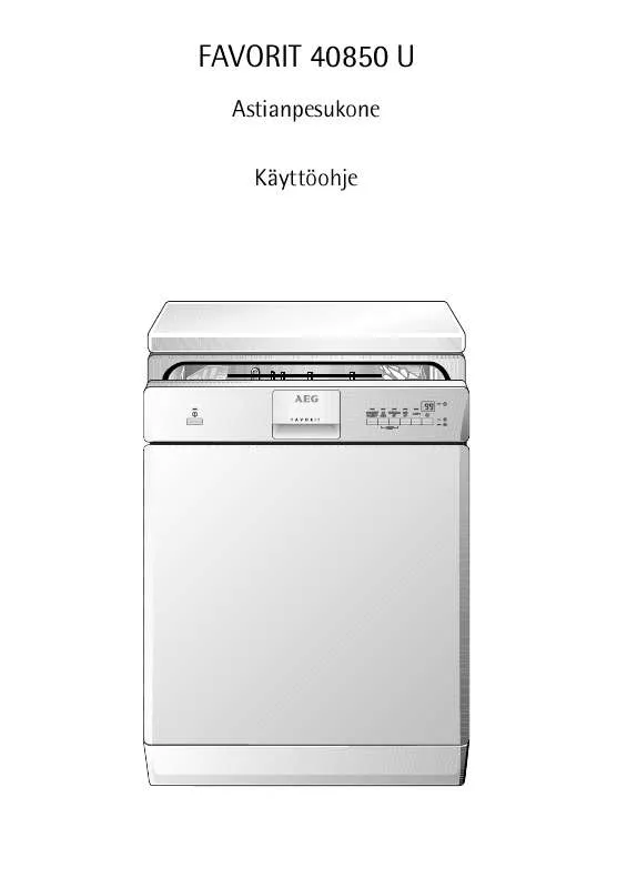 Mode d'emploi AEG-ELECTROLUX FAV40850U