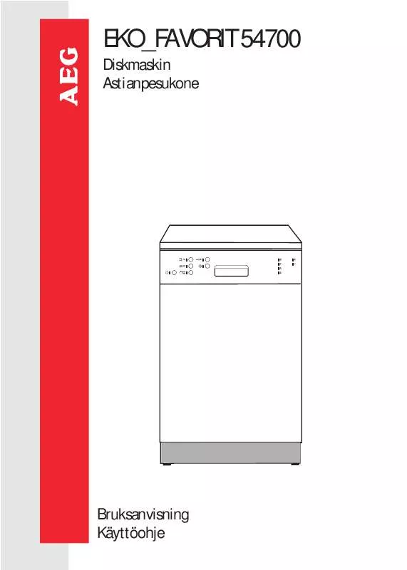 Mode d'emploi AEG-ELECTROLUX FAV54700W