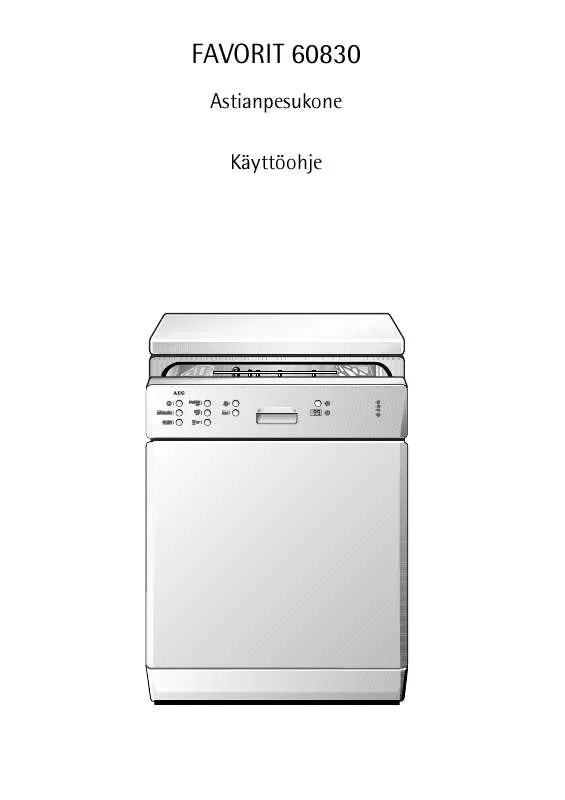 Mode d'emploi AEG-ELECTROLUX FAV60830