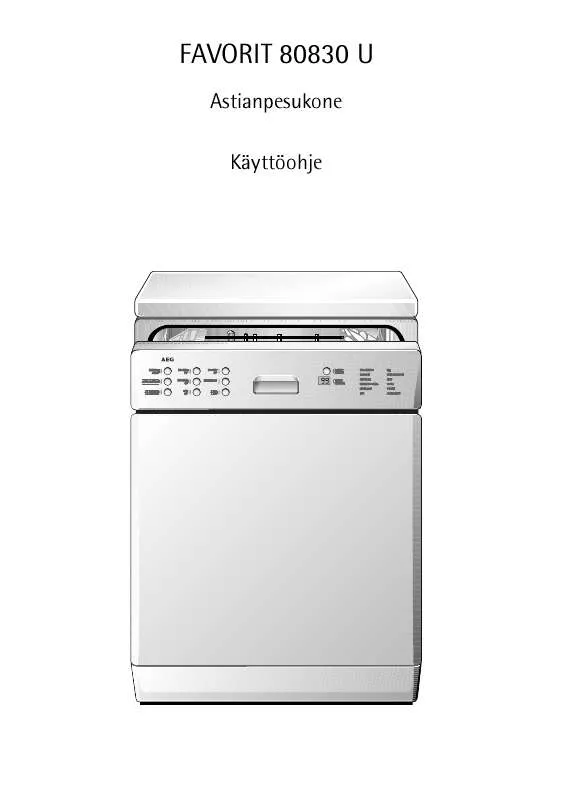 Mode d'emploi AEG-ELECTROLUX FAV80830U-W