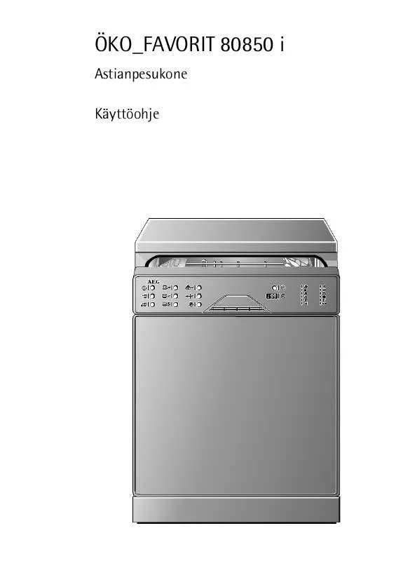 Mode d'emploi AEG-ELECTROLUX FAV80850I-W