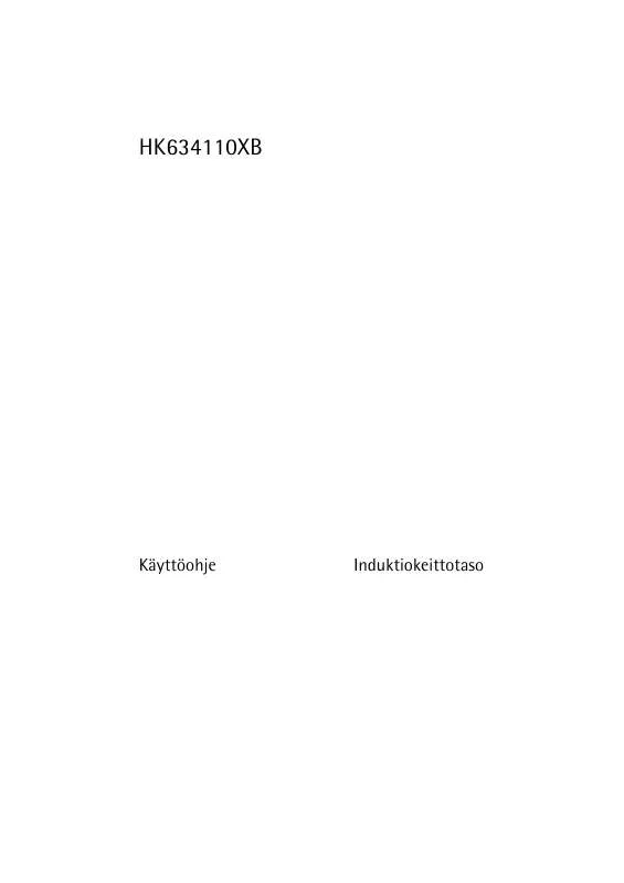 Mode d'emploi AEG-ELECTROLUX HK634110XB