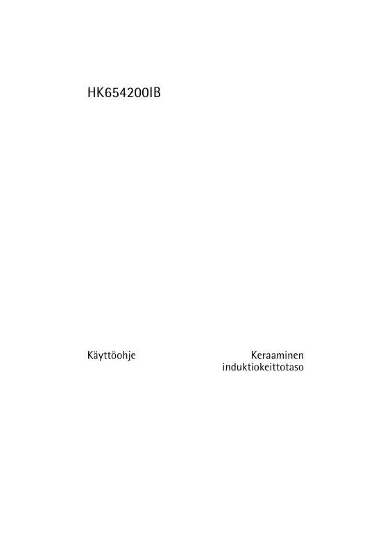 Mode d'emploi AEG-ELECTROLUX HK654200IB