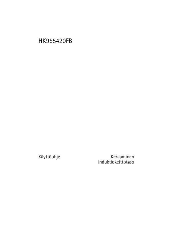 Mode d'emploi AEG-ELECTROLUX HK955420FB