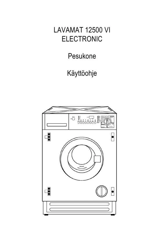 Mode d'emploi AEG-ELECTROLUX L12500VI