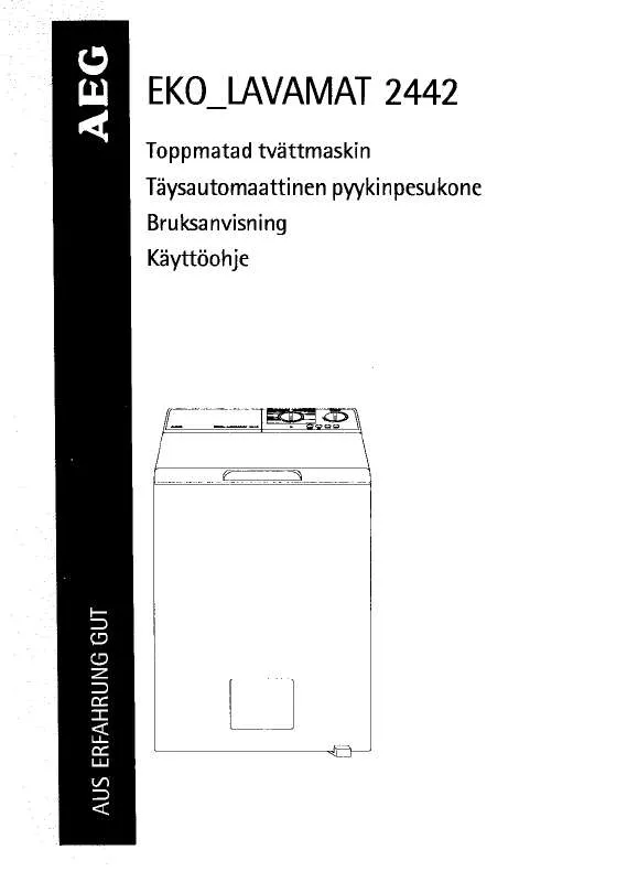 Mode d'emploi AEG-ELECTROLUX LAV2442