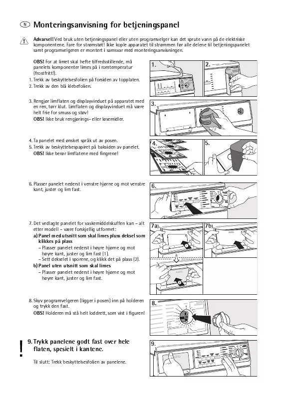 Mode d'emploi AEG-ELECTROLUX LAV63819