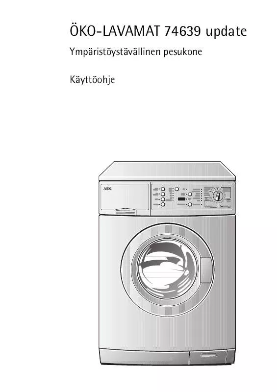 Mode d'emploi AEG-ELECTROLUX LAV74630-WGB-