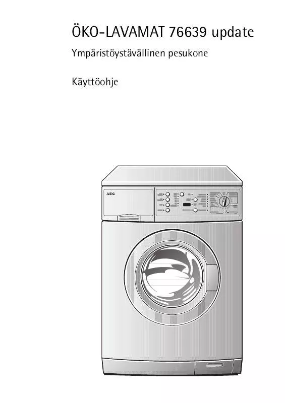 Mode d'emploi AEG-ELECTROLUX LAV76630-W