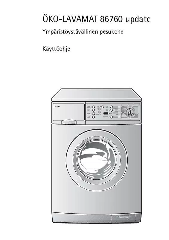 Mode d'emploi AEG-ELECTROLUX LAV86768