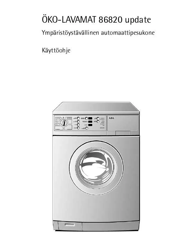 Mode d'emploi AEG-ELECTROLUX LAV86820-W