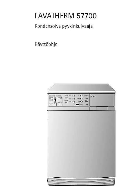 Mode d'emploi AEG-ELECTROLUX LTH 57700