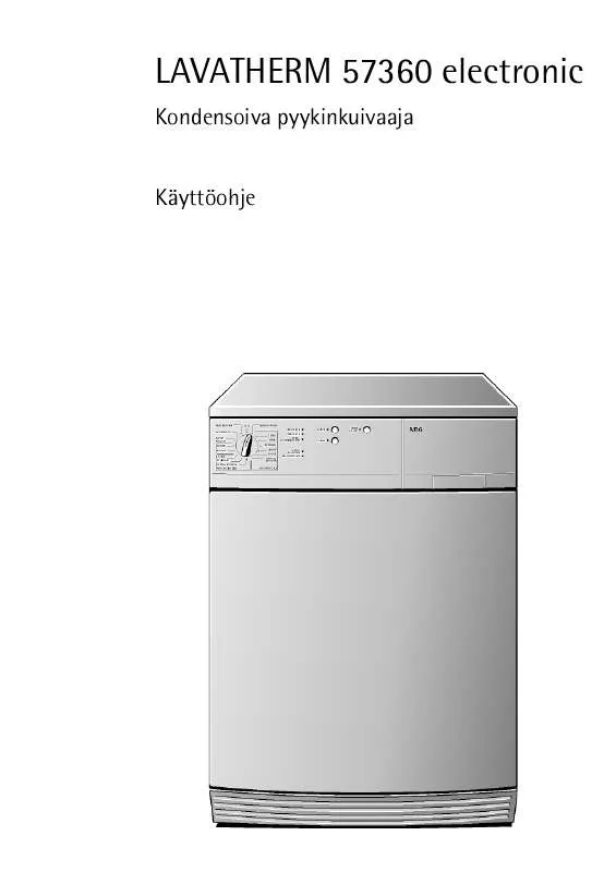 Mode d'emploi AEG-ELECTROLUX LTH57360