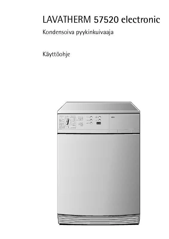 Mode d'emploi AEG-ELECTROLUX LTH57520